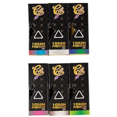 Metal E Cigarette Cartridge Vape Carts Atomizer Hologram Ceramic 1.2-1.4ohm 0.8ml
